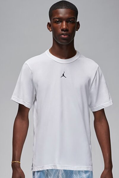 Nike Tricou sport Jordan Dri-Fit pentru bărbați, alb