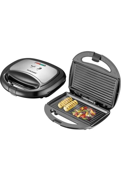 sonashi 2 Slice Non-Stick Sandwich Grill SGT-853N – Stainless Steel Sandwich ...