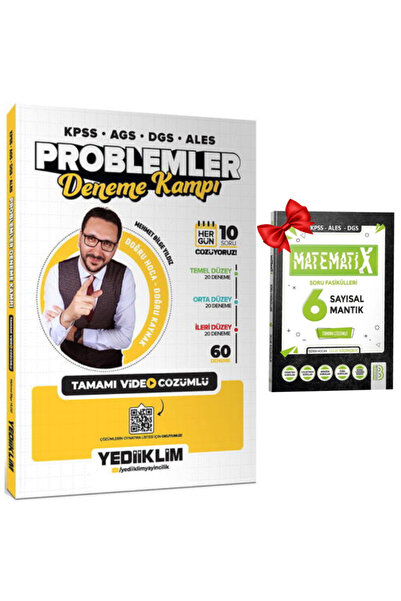 Yediiklim Yayınları Mehmet Bilge Yıldız KPSS-AGS-DGS-ALES Problemler Tamamı V...