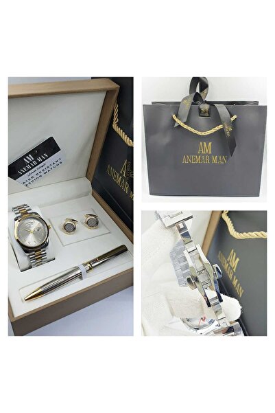 everd Golden Gentleman Set Stainless Steel Waterproof and Anti-Tarnish with B...