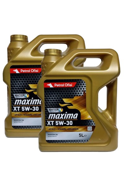 Petrol Ofisi Maxima XT 5W-30 Sentetik Motor Yağı 2 x 5 Litre Synthetıc Motor Oil