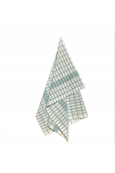 Koney Kitchen Towel, KONEY, Classic Check, Absorbent Cotton, 40x60cm, White/Mint