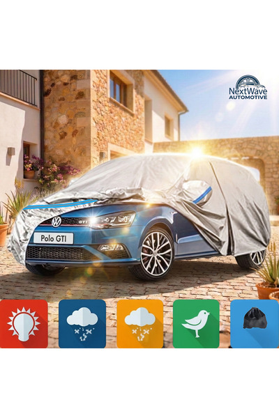 NEXTWAVE Prelată auto NextWave®️ sedan 410x170x150 cm, impermeabilă, UV, ferm...
