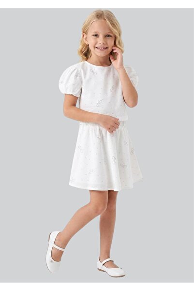 ww waka waka kids store Κοριτσίστικο Σετ Μπλούζα και Φούστα με Λευκά Φουσκωτά...