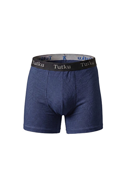 Tutku Lion Men's Boxer 2-Pack 94% Cotton 6% Elastane Comfortable Daily Underwear-0123 (Mixed Color)