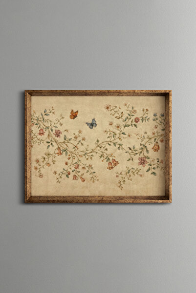 epiqart Floral Pattern - Vintage Patterned Frame - Thin Model