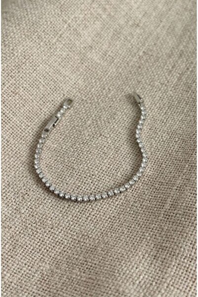 Studio Minibumu Waterway Stone Anti-Tarnish Steel Silver Color Bracelet