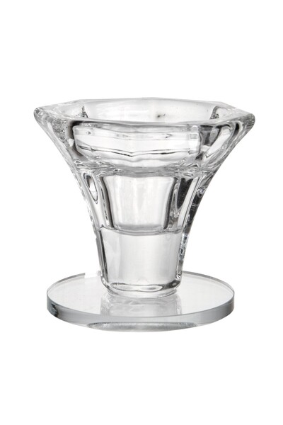 OEM Μικρό γυάλινο κηροπήγιο για κεριά 5x5.