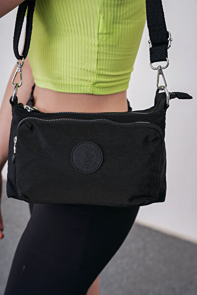 Beverly Hills Polo Club حقيبة كروس نسائية سوداء مقاس 27x15x6 سم 05BHPC6001-KP S