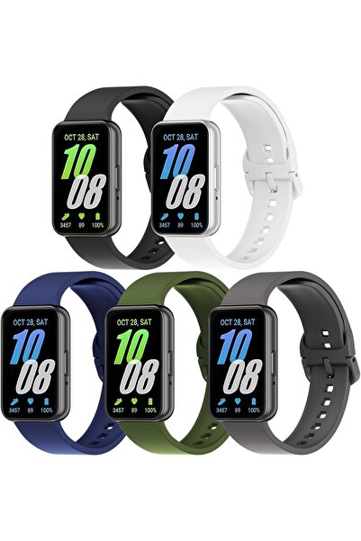 Generic Wizvv 5-Piece Silicone Replacement Watch Strap for Samsung Galaxy Fit...