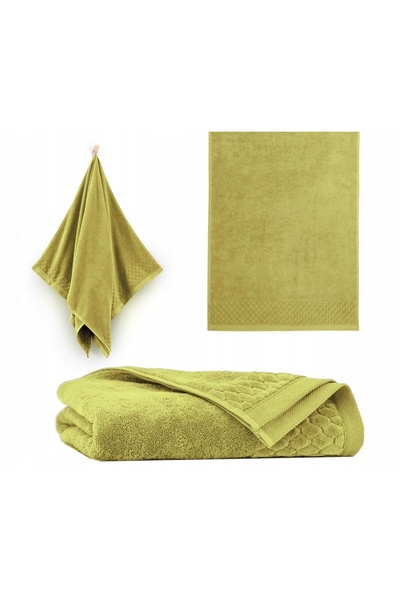 Zwoltex Prosop, ZWOLTEX, Carlo, Bumbac egiptean 500GSM, 30x50cm, Verde celadon