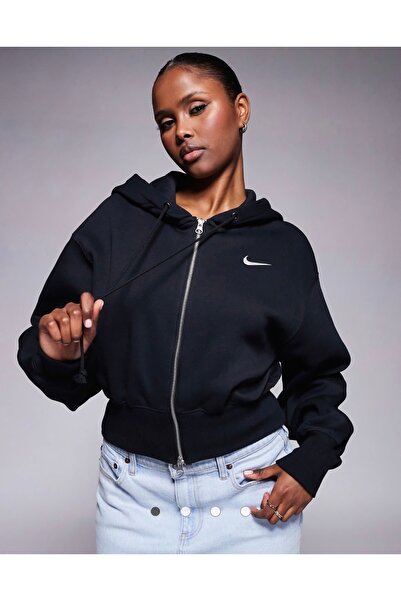 Nike Phoenix Fleece Loose Crop FZ Hoodie Kadın Sweatshirt REDSPORT