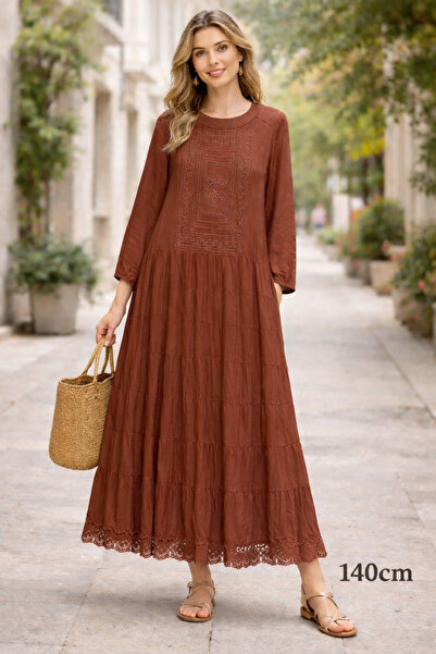 Lissmore Beaded Embellished Hidden Pocket Full Length Dress