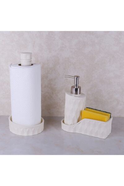 Generic Brand Selim Prism Upright Roll Paper Towel Holder Cream