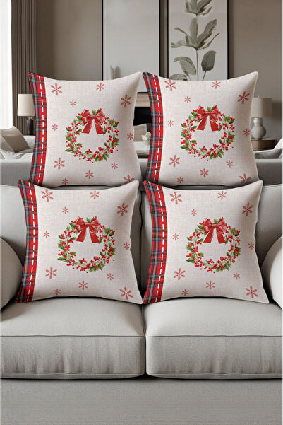 patron halı Digital Printed Soft Textured 4-Piece Throw Pillow Cover Set (43X...