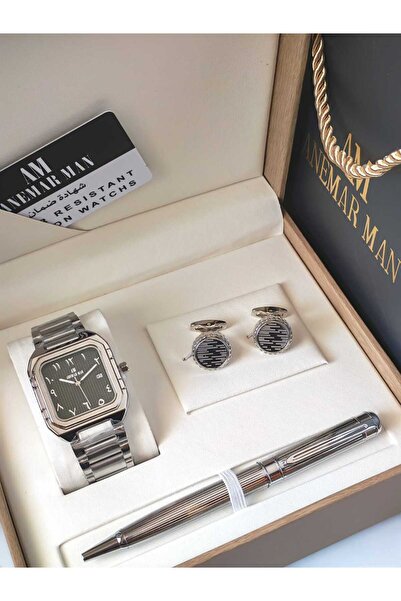 everd طقم أناقة الرجل الذهبي (Golden Gentleman Set) استيل مقاوم للماء والصداء...