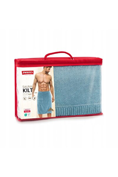 Zwoltex Kilt Sauna, ZWOLTEX, Wrap pentru bărbați, Bumbac Egiptean Ajustabil, ...