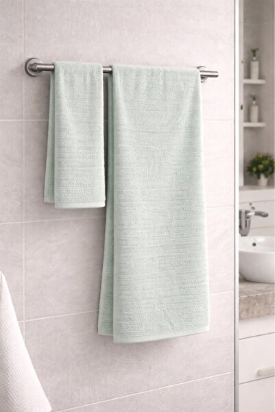 Mulberry Σετ πετσετών Santos 2 τεμαχίων (για χέρια & μπάνιο) 100% βαμβάκι – Α...