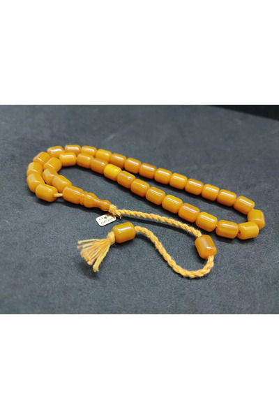 İskeçe Tesbih Osama Omari Masterpiece Old-Style Flattened Rooster Imame 50 Ye...