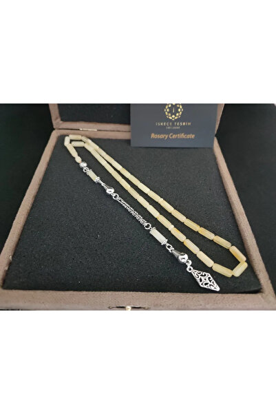 İskeçe Tesbih Gümüş Püsküllü Vıp Kadife Kutulu 11.10 Gr. Hatasız Kalingrad Kr...