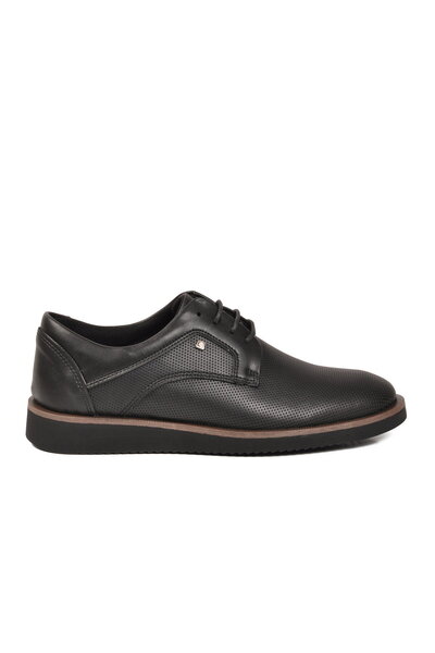 AYAKMOD Black Lace-Up Men's Casual Shoes 192 m