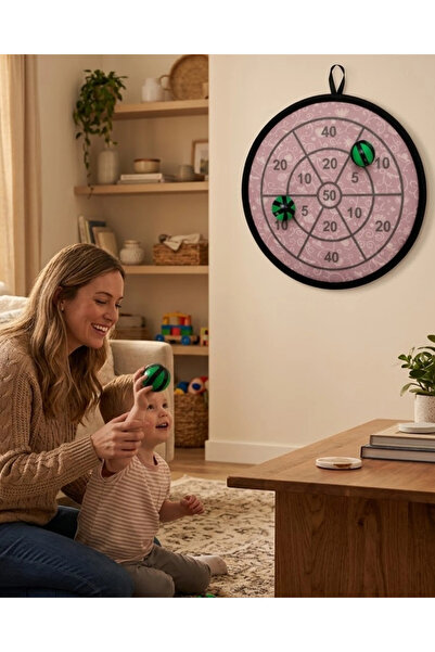Epilons Children's Dart Game Velcro Ball Target Board Educational and Fun