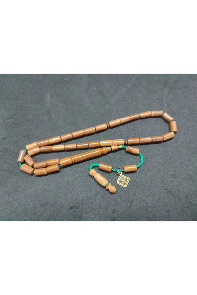 İskeçe Tesbih Halil Hilmi Masterpiece Hand Painted Natural Kuka