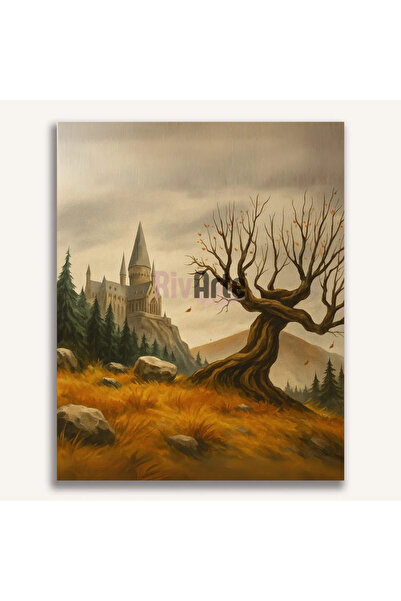 RivArte Sayılarla Boyama Seti Şamarcı Söğüt 40x50cm Harry Potter