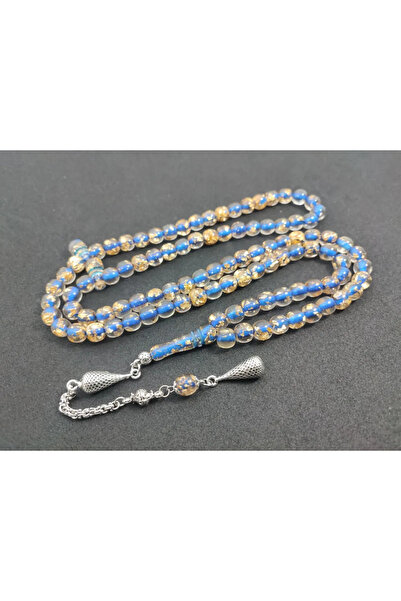 İskeçe Tesbih Τεμπέλικα χάντρα προσευχής από κεχριμπάρι φωτιάς με κομμάτια βρ...