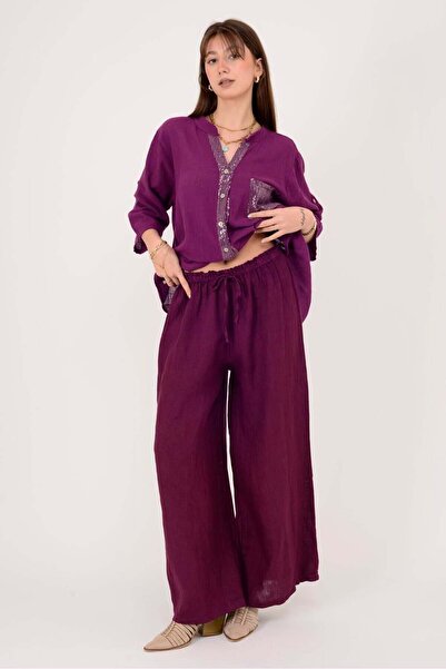 Park Moda 19169 ΛΙΝΟ ΠΑΝΤΕΛΟΝΙ ΜΕ ΕΛΑΣΤΙΚΗ ΜΕΣΗ