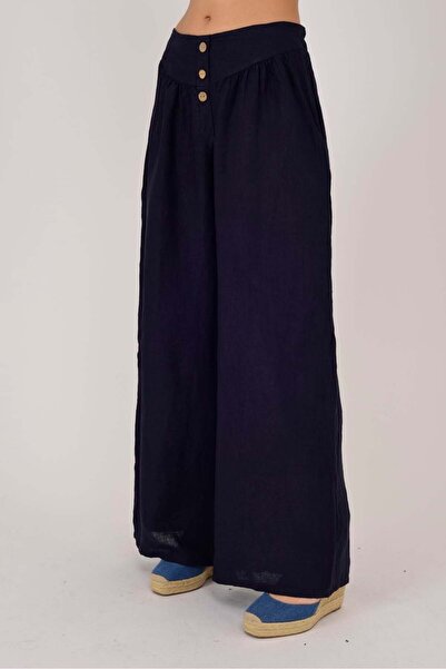 Park Moda M208 ΛΙΝΟ ΠΑΝΤΕΛΟΝΙ ΜΕ ΛΕΠΤΟΜΕΡΕΙΕΣ ΚΟΥΜΠΩΜΑΤΩΝ