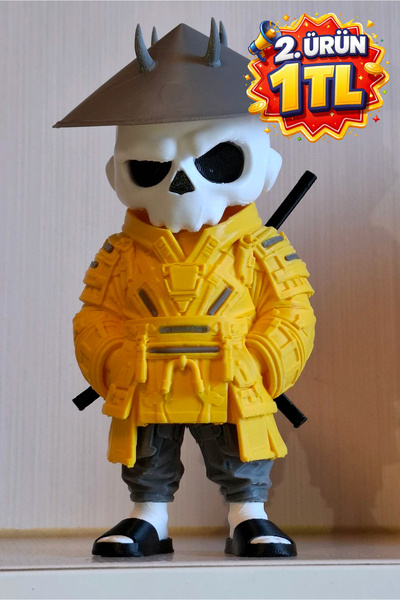 GiginGo Samurai Kuru Kafa Figürü 10 cm