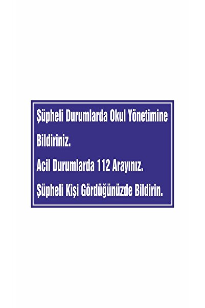 Gokco School Warning Sign Safety Sign 40X30Cm Size