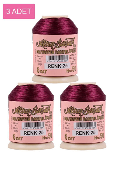 Generic Brand 3 Pieces of Gold Spike Needle and Lace Thread 20 Gr - Royaleks ...