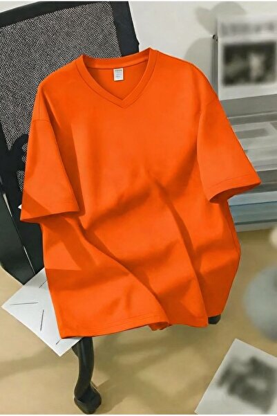 BENROMA V-Neck Oversized T-Shirt 3Vq6