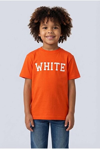 Brix Tricou imprimat pentru băieți, 100% bumbac, culoare coral 8514