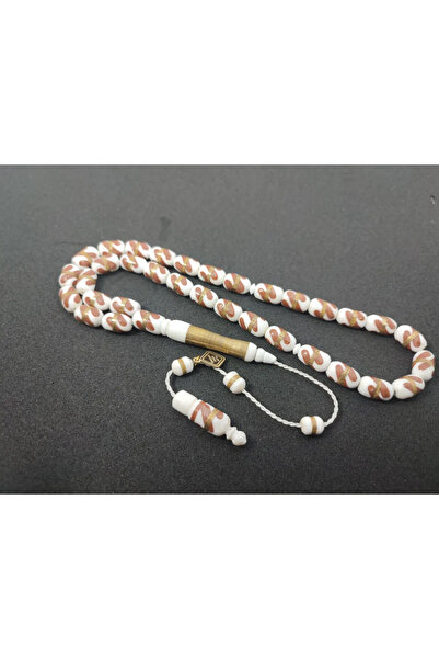 İskeçe Tesbih Ασημένιο σπειροειδές κόκαλο καμήλας με σχέδια του Κεμίλ Ο Μάστε...