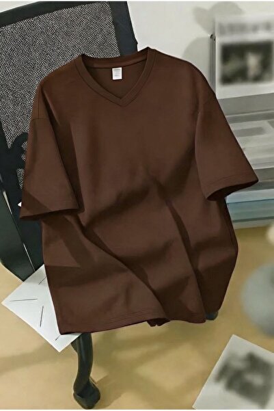 BENROMA V-Neck Oversized T-Shirt 3Vq6