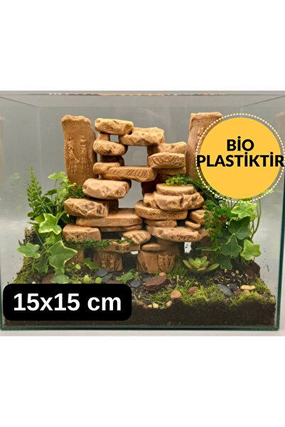 FLEXIS WE MAKE IT POSSIBLE FOR YOU Antik Mısır Esintili 15x15 cm Teraryum Ark...