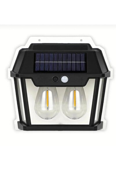 TeknoEser Solar Bahce Lambasi Gunes Enerjili Hareket Sensorlu Su Gecirmez Dek...