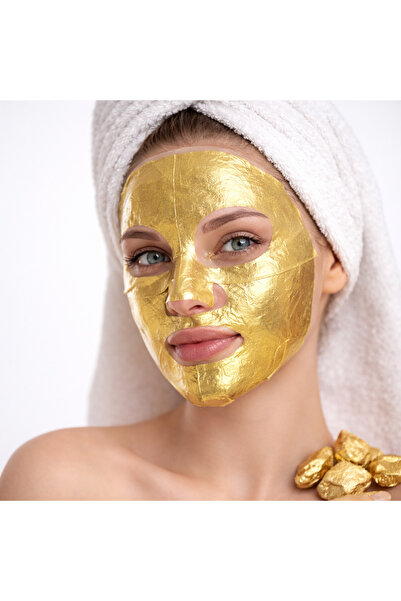 BEAUTY DERM Mască facială Gold Rejuvenating, cu aur coloidal și acid hialuronic