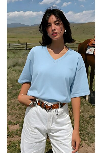 BENROMA TRICOU OVERSIZE CU GULER ÎN V 2VQ1