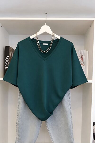 BENROMA Μπλουζάκι με λαιμόκοψη V σε μεγάλο μέγεθος 2VQ4