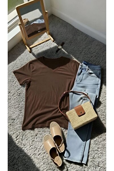 BENROMA V-Neck Oversized T-Shirt 3Vq5