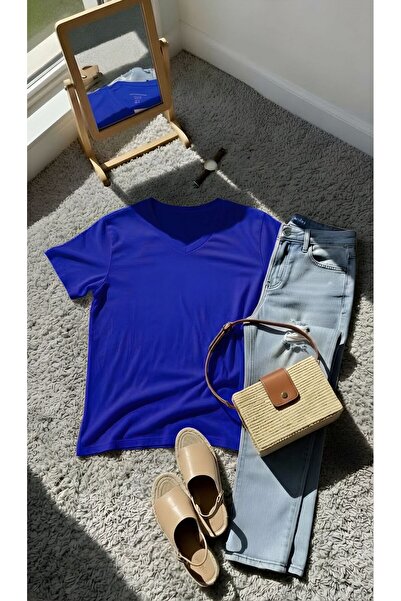 BENROMA V-Neck Oversized T-Shirt 3Vq5