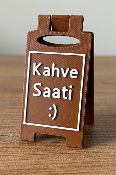 3D Kahve Köşesi Minyatür Tabela Ev/Ofis