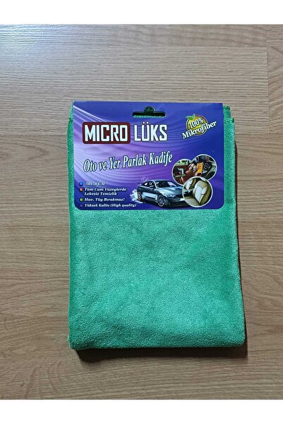 Microlüks Micro Lüks Oto ve Yer Parlak Kadife Doku Bez ( 1 Adet ) 50x70