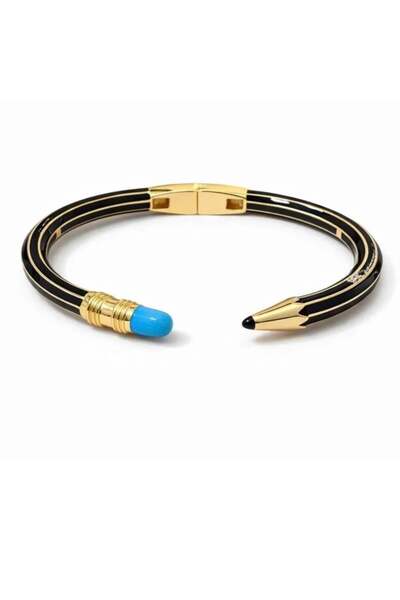 neslyaccessories سوار نيسلي بencil شيك ملون على شكل قلم من الفولاذ