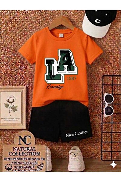 Nice Clothes ΚΑΛΟΚΑΙΡΙΝΟ ΠΑΙΔΙΚΟ ΣΕΤ ΜΠΛΟΥΖΑΚΙ-ΣΟΡΤΣ ΟΥΝΙΣΕΞ (ΕΚΤΥΠΩΣΗ KES CH...