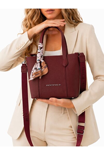 Just Polo Fularli Women's 4-Section Adjustable Long Strap Hand and Shoulder B...